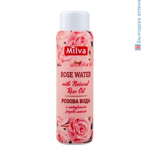 Розова вода с натурално розово масло, Милва, 100 мл