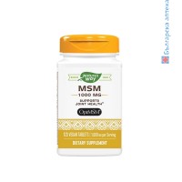 МСМ, Метилсуфонилметан, Nature's Way, 1000 мг, 120 V-капс.