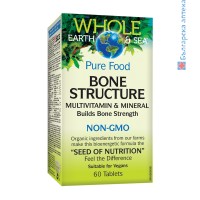 Bone Structure - за здрави кости, Natural Factors, 355 mg, 60 табл.