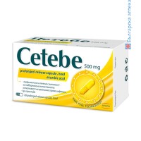 Cetebe, Витамин С, 500 mg, 60 капс.