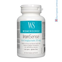 Iron Sense WomenSense, Natural Factors, 668 mg, 60 V-капс.