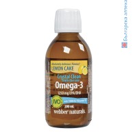 Crystal Clean from the Sea Omega-3, Webber Naturals, 1250 mg, 200 мл