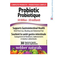 Пробиотик 50 млрд. пробиотици, Webber Naturals, 30 V-капс.