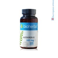 Витамин Е, Bioherba, 100 мг, 100 капс.