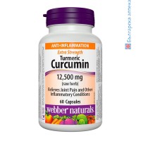 Куркумин Турмерик Супер Концентрат, Webber Naturals, 500 mg, 60 капс.