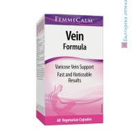 Vein Formula FemmeCalm Разширени вени, Webber Naturals, 533 mg, 60 V-капс.