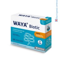 Пробиотик за възрастни и деца, WAYA Biotic Forte, 15 капс.