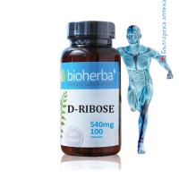 D-Ribose, Bioherba, 100 Capsules, 540 mg