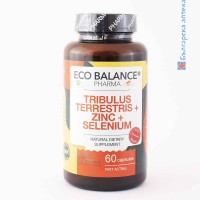 Трибулус Терестис,Цинк, Eco Balance, 60 капсули,бабини зъби