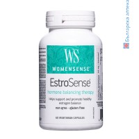 естросенс, womensense, natural factors, estrosense, естрогени, хормонален баланс, хормони, предменструален синдром, менопауза, климакс