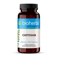 Хитозан за отслабване, Bioherba, 230 мг, 100 капсули