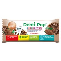 Denti-Pop Chocko-Wow Близалка за Здрави зъби - вкус Какао, 1 бр.