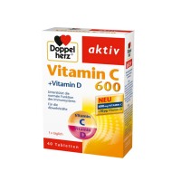 Витамин C 600 + Витамин D, Doppelherz, 40 табл.