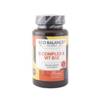 Витамин B комплекс и B12, Eco Balance, 30 табл.