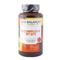 Витамин B комплекс и B12, Eco Balance, 60 табл.