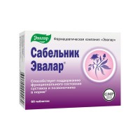 Сабелник, Евалар, 500 мг, 60 табл.