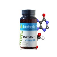 Инозин за енергия и физическа издръжливост, Bioherba, 430 мг, 60 капсули