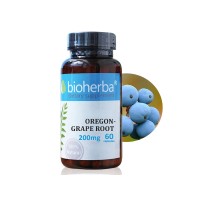Орегонско грозде корен - силно детоксикиращо, при диария, Bioherba, 200 мг, 60 капс.