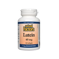 Лутеин, Natural Factors, 40 мг, 30 софтгел капс.