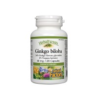 Гинко Билоба, Natural Factors, 60 mg, 120 капс.