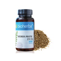 Йерба Мате - стимулира и енергизира, Bioherba, 500 мг, 100 капсули