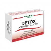 Активен въглен Detox, 260 mg, 20 капс.