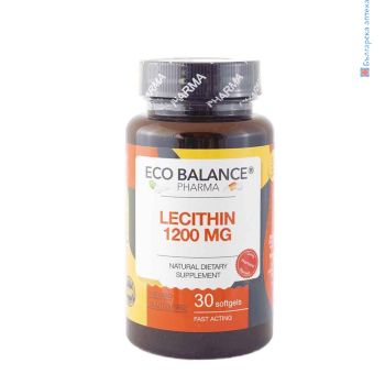 Соев лецитин 1200 mg, Eco Balance, 30 капсули