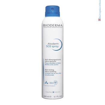 bioderma,atoderm,sos, spray,спрей,биодерма,атодерм,200 мл