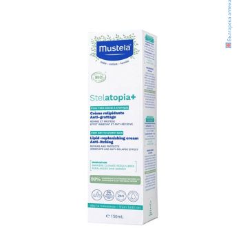 mustela, stelatopia, крем