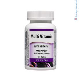 мултивитамини, минерали, мултивитаминна формула, webber naturals